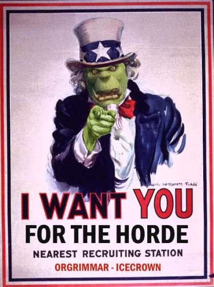 Sondage Horde-poster